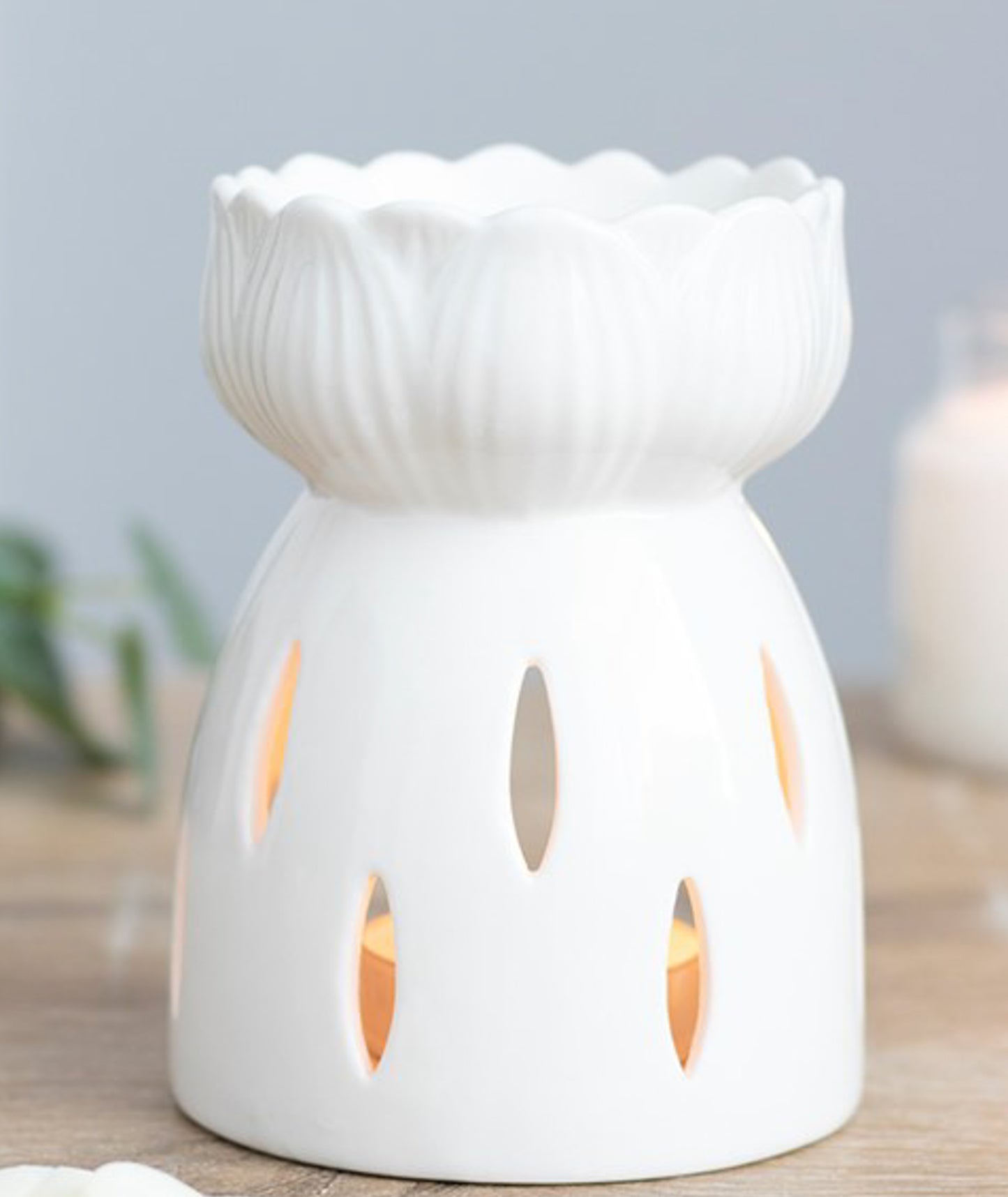 White Gloss Lotus Flower Wax Melter