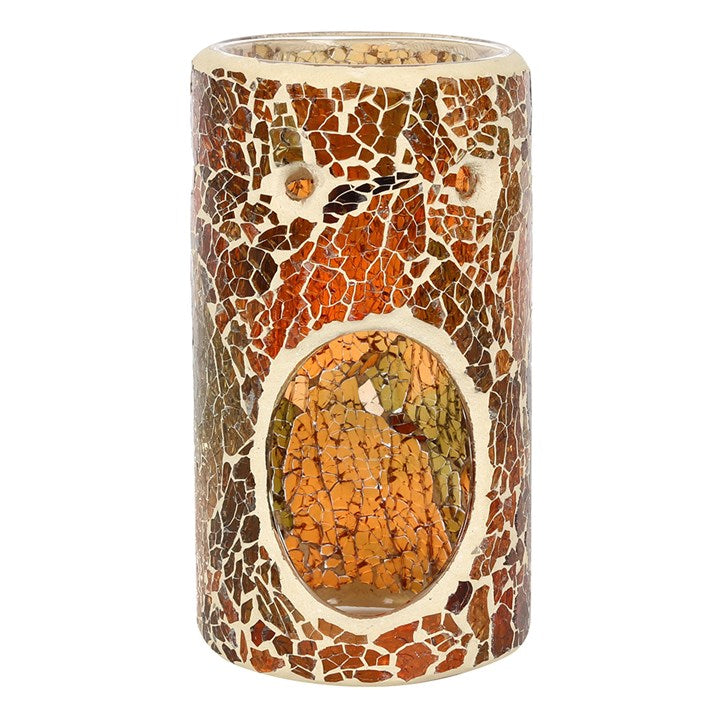 Pillar Brown Crackle Wax Melter