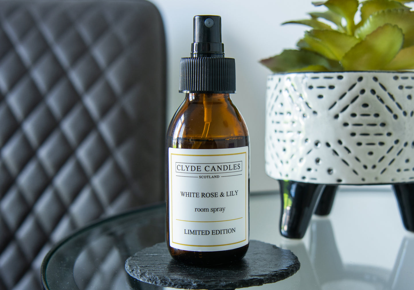 white rose and lily, scented room spray, room mist freshner, hand made british,, fairy dust