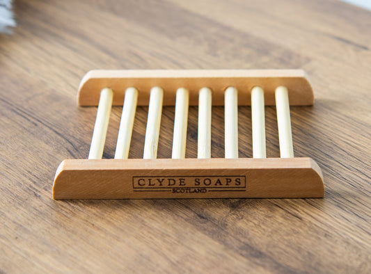 clyde soaps wooden soap dish
