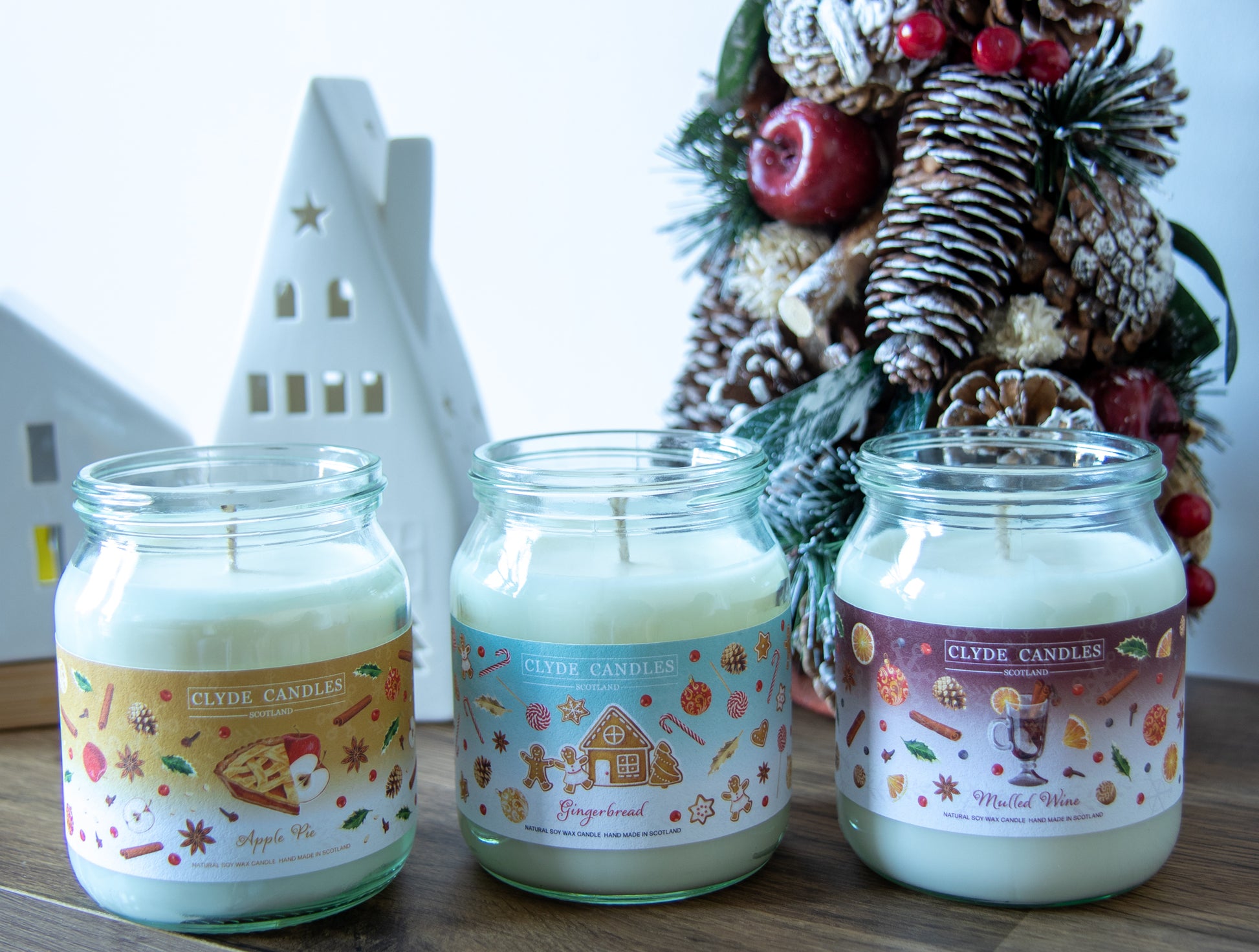 The Complete Christmas Candle Collection – mulled wine, apple pie, gingerbread