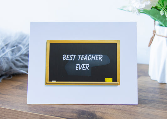 Best Teacher Ever Greeting Card