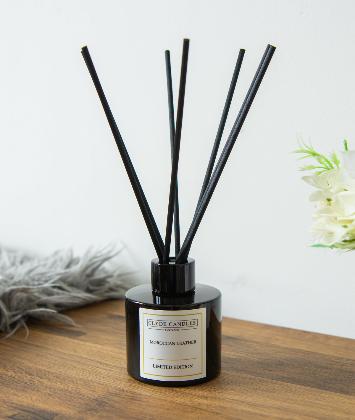 Claridges Diffuser Moroccan Leather Reed Diffuser - Clyde Candles, Luxury Diffuser Oil ...