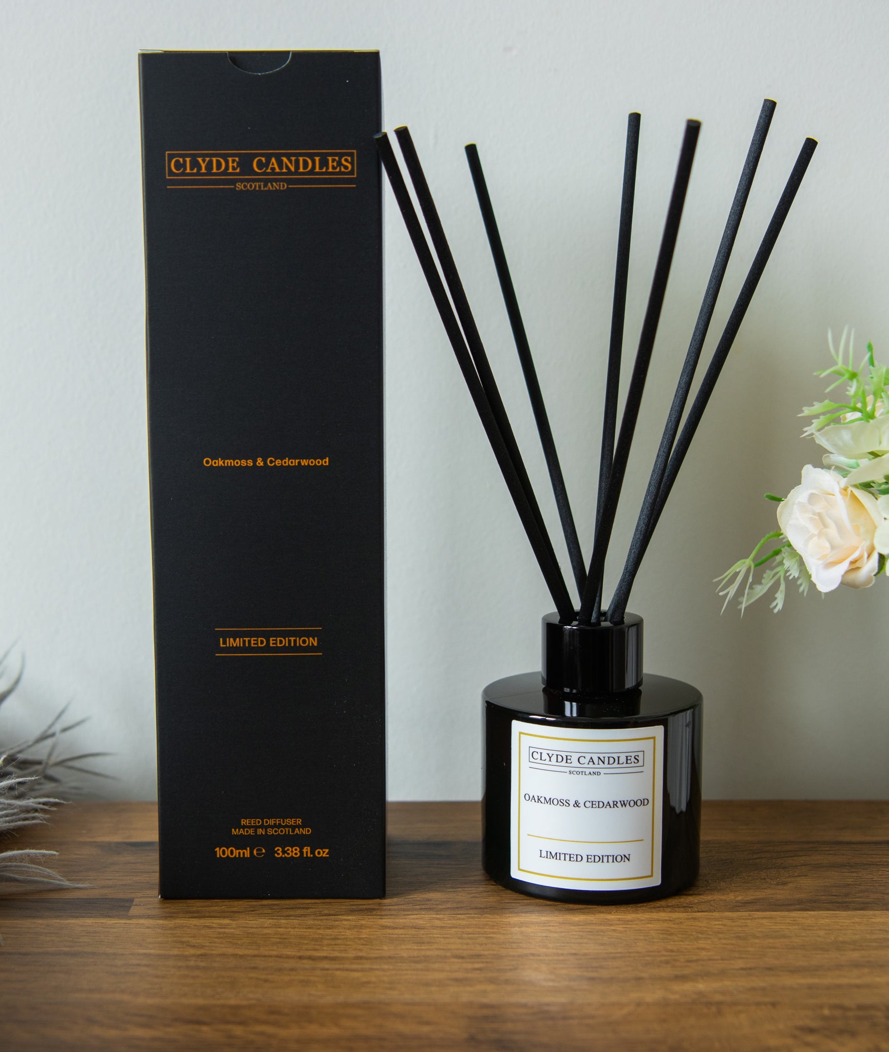 Claridges Diffuser Oakmoss & Cedarwood Reed Diffuser - Clyde Candles, Luxury Diffuser Oil ...