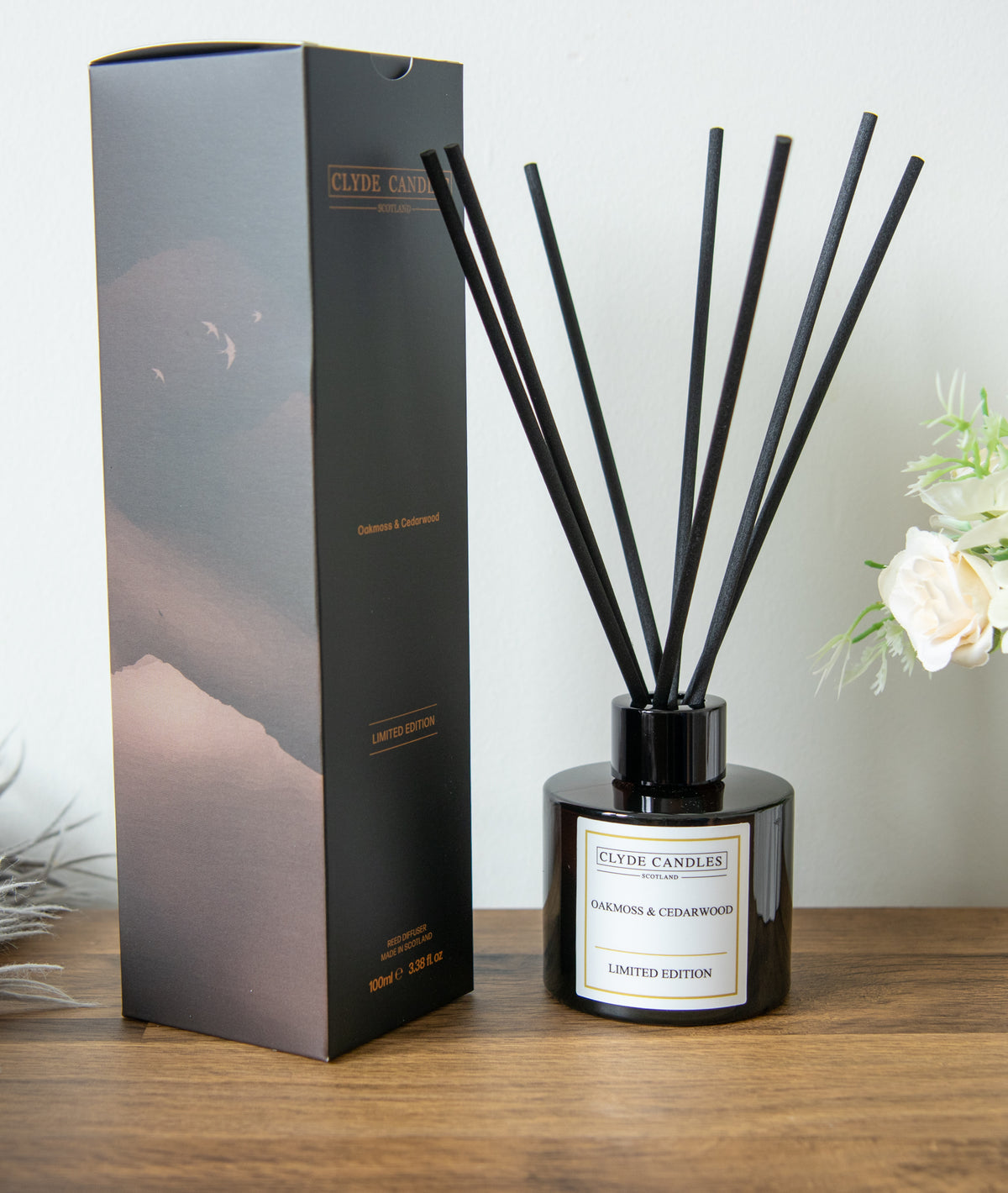 Claridges Diffuser Oakmoss & Cedarwood Reed Diffuser - Clyde Candles, Luxury Diffuser Oil ...