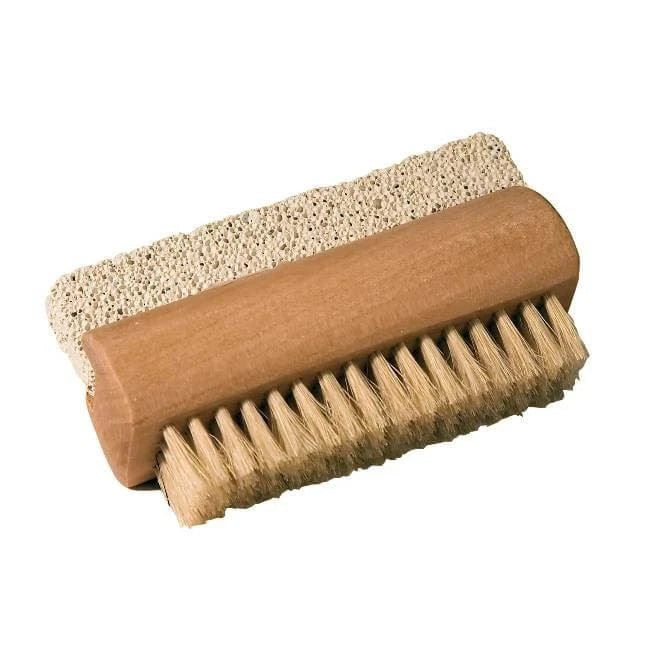 Eco Nail Brush with Pumice Stone – Spa & Wellness Volcano Design