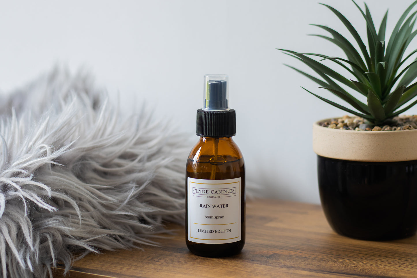 rain water clyde candles room spray, eay de verbena, scottish gifts