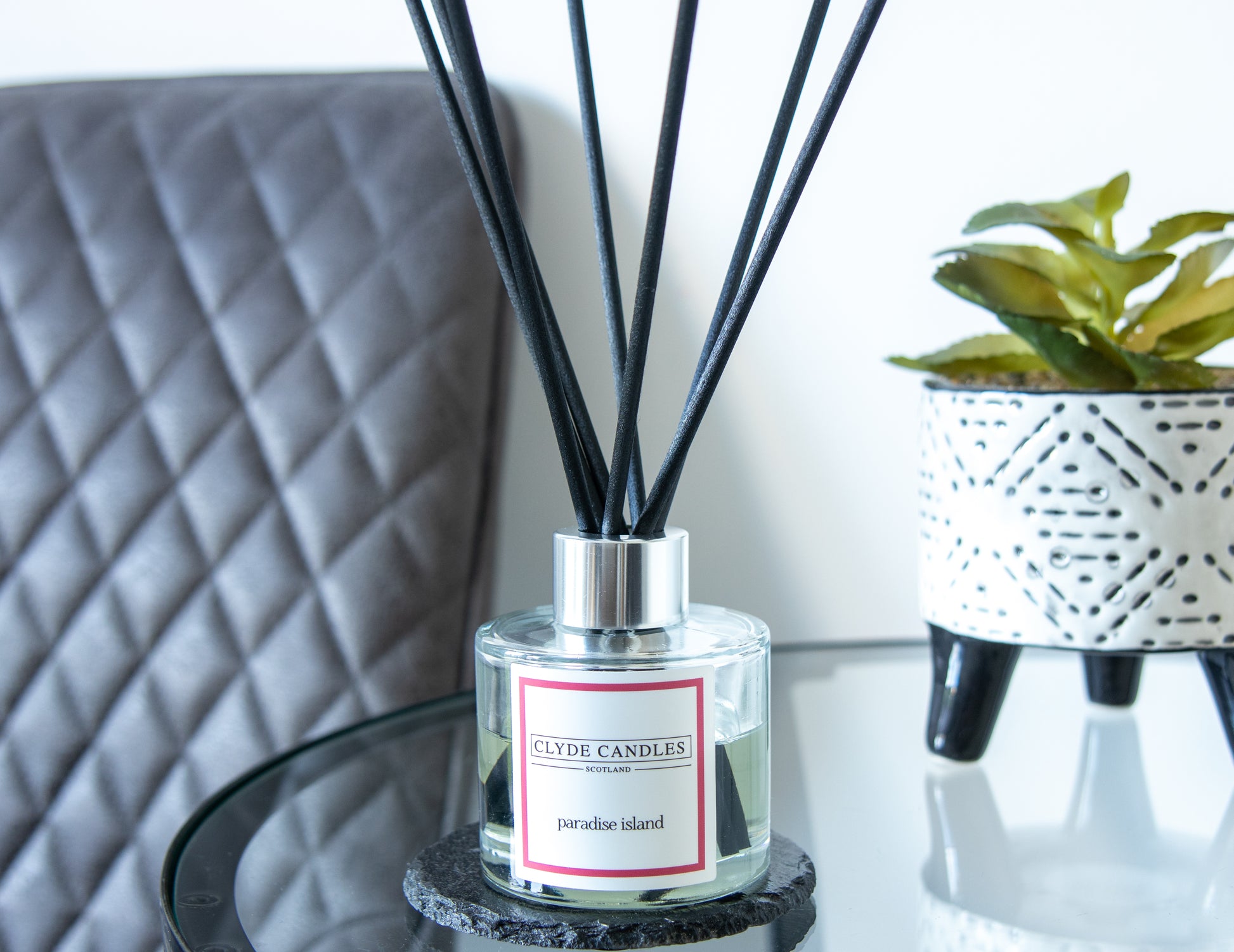 Paradise Island Reed Diffuser, best home fragrance diffuser, scottish made