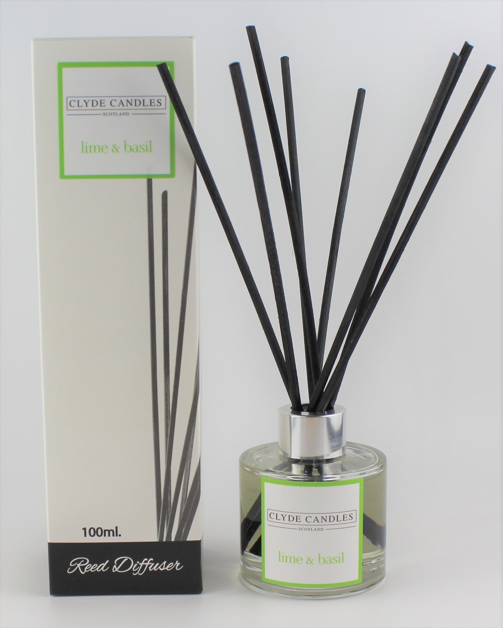 Lime & Basil Reed Diffuser - Clyde Candles