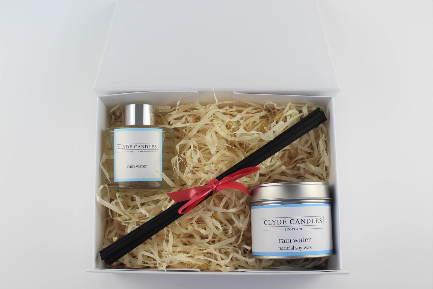 Rain Water Diffuser & Candle Gift Box Set - Scottish Natural Soy Candle