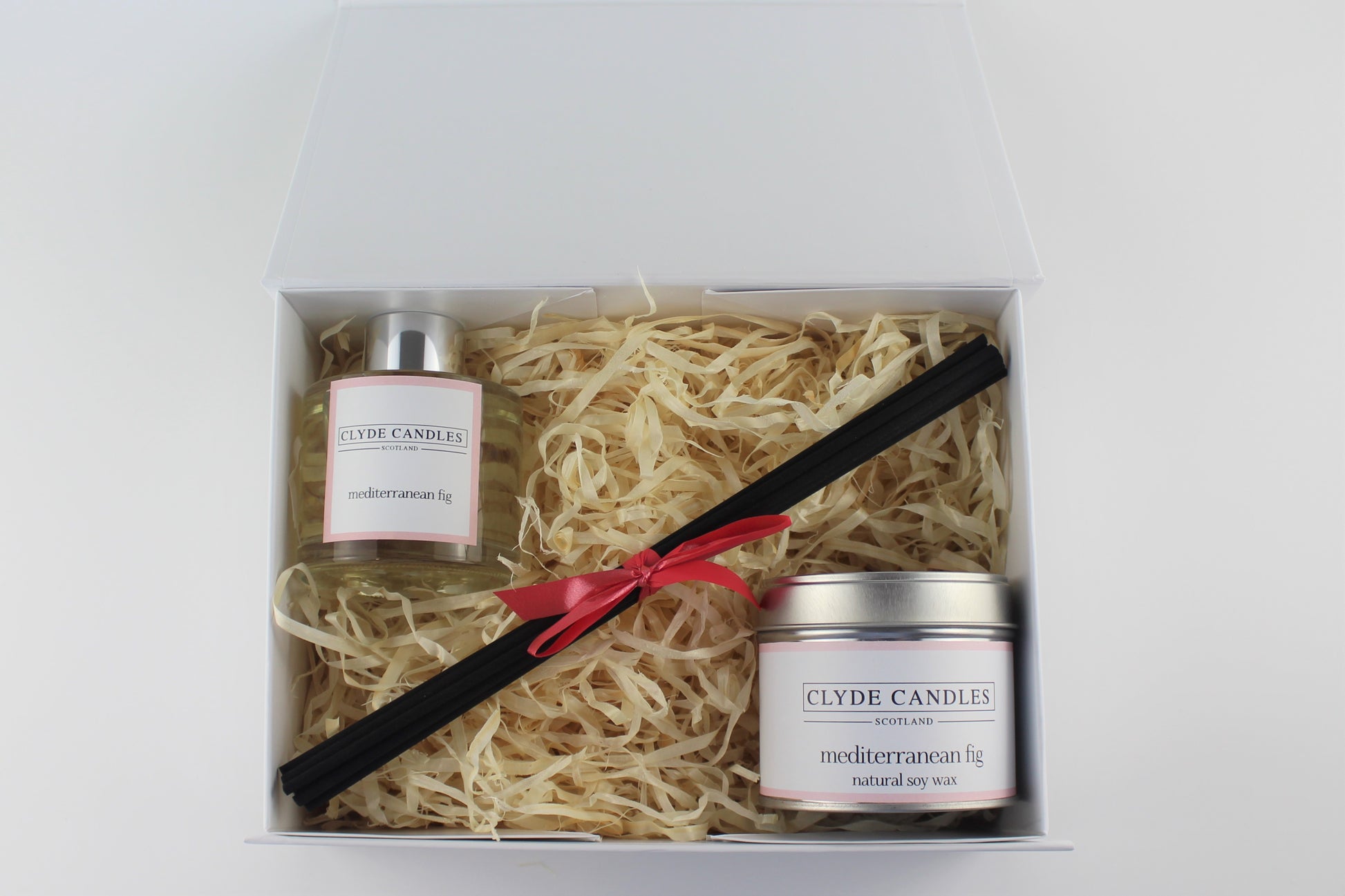 Mediterranean Fig Diffuser & Candle Gift Box Set - Scottish Natural Soy Candle