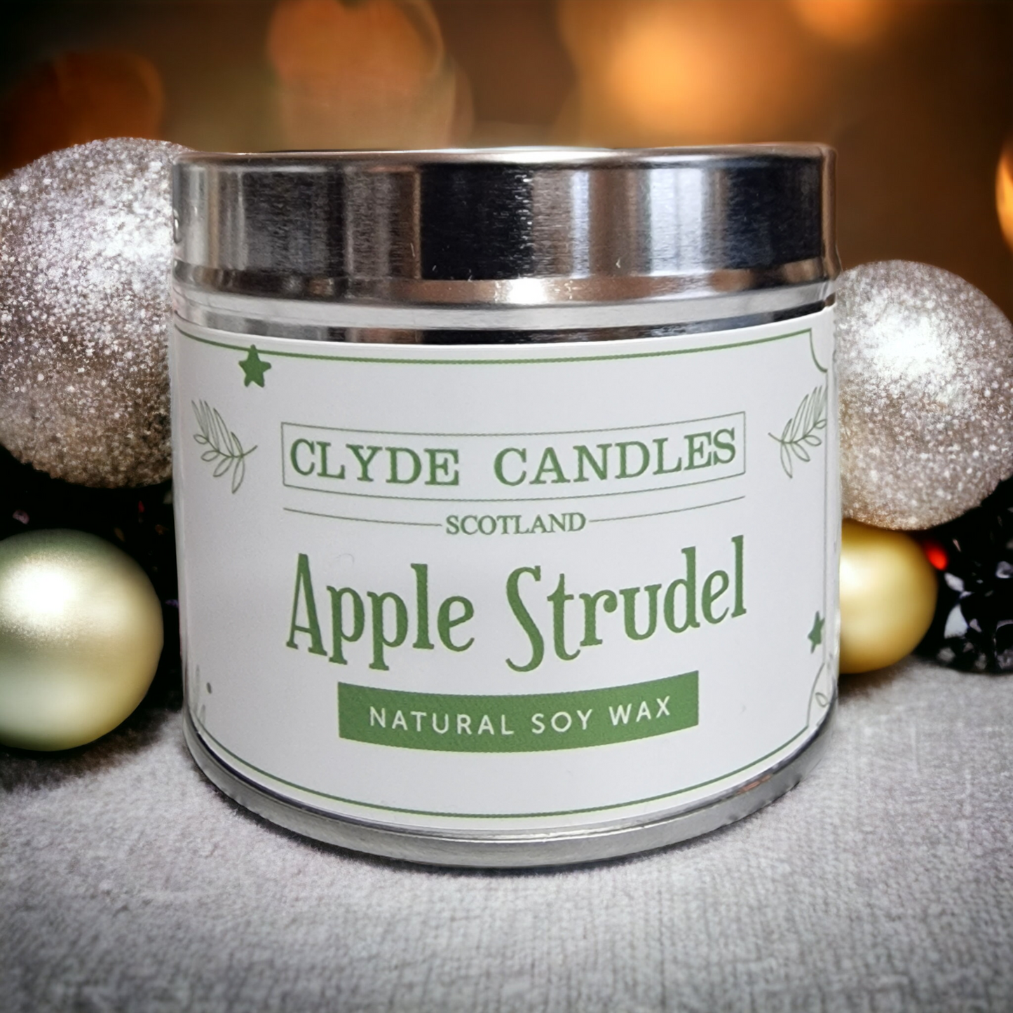 Apple Strudel Candle Tin