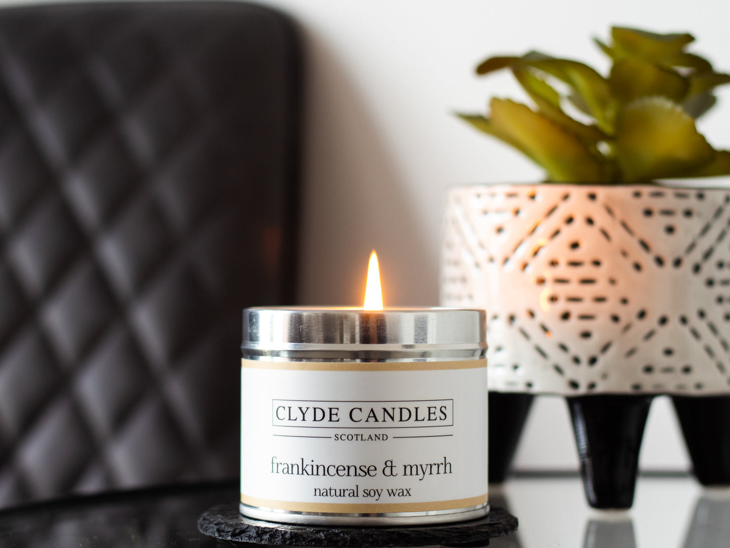 Frankincense & Myrrh Candle Tin – ClydeCandles