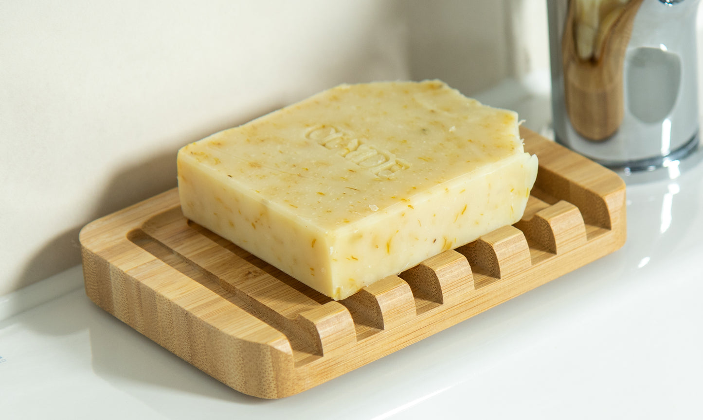 Grapefruit, Sweet Orange and Calendula Soap - Clyde Soaps , Cold Process, Palm Oil & Plastic Free, Eco Gift, UK Handmade Vegan, Cruelty Free