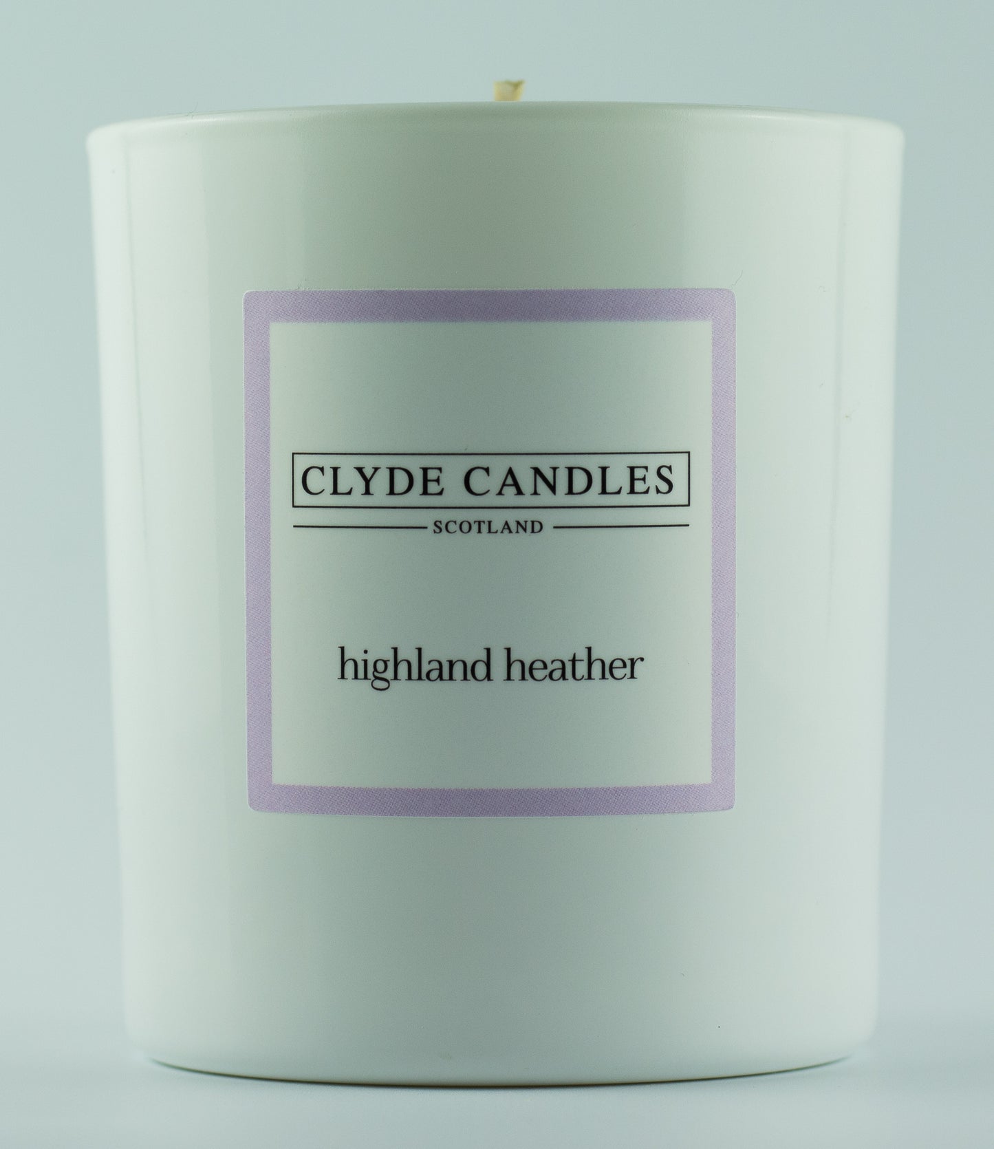 Highland Heather Gift Box Large Glass, Natural Soy wax, Scottish Candles, Clyde Candles, vegan friendly candle